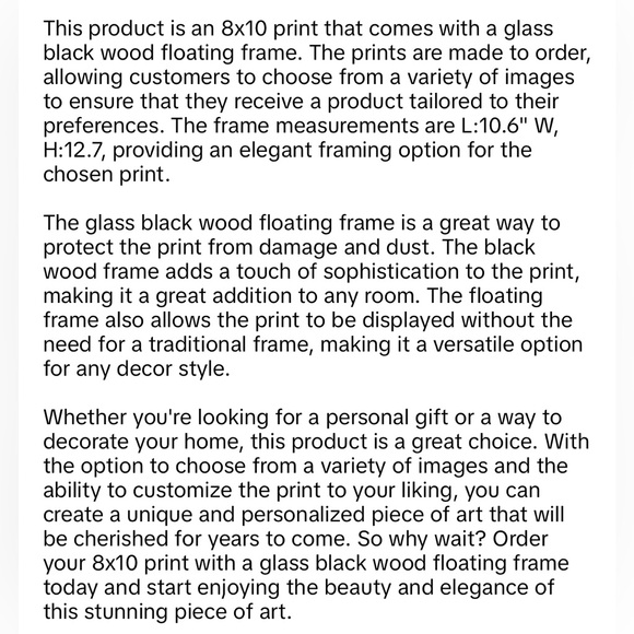 Selling my own canvas prints. Please read description in photos for all details. - Picture 6 of 6